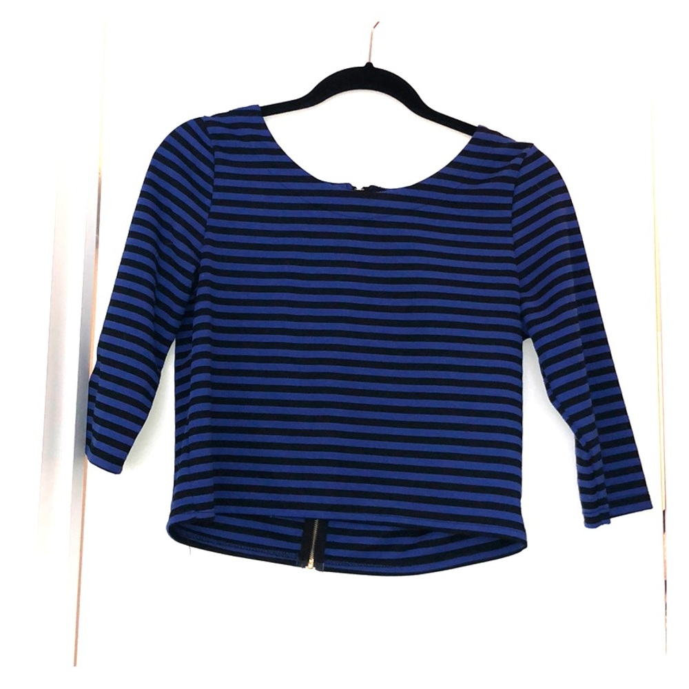 Striped crop top